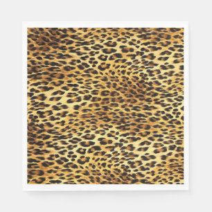 Leopard Spots Camouflage Mönster Painting Pappersservett