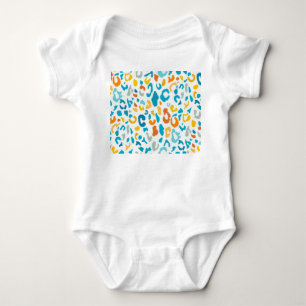 Leopard Spots: Colorful Vintage Struktur. T Shirt