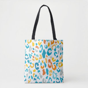 Leopard Spots: Colorful Vintage Struktur. Tygkasse