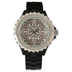 Leopard Spots Mönster Thunder_Cove Armbandsur