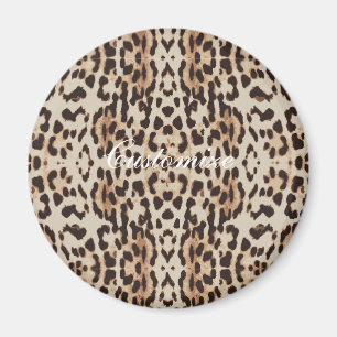 Leopard Spots Mönster Thunder_Cove Magnet