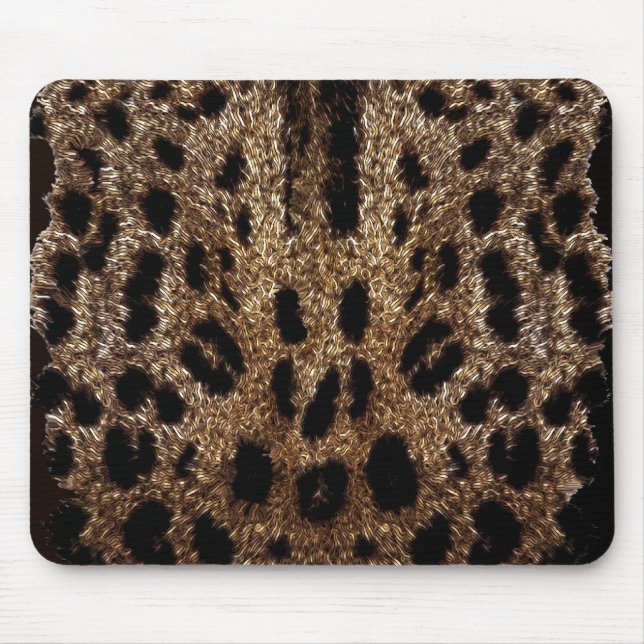 "LEOPARD SPOTS" Mousepad Musmatta (Framsidan)