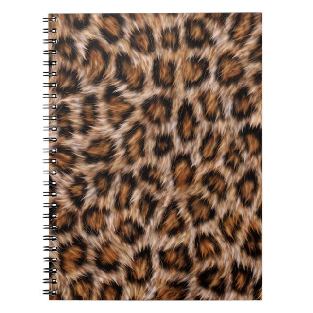 Leopard Spots Päls Jaguar Animal Cat skin Mönster. Anteckningsbok (Framsidan)