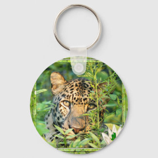 Leopard St. Patrick's Keychain Nyckelring