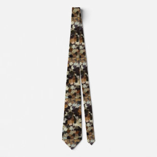 Leopard Stil Brown Black Square Mönster Slips