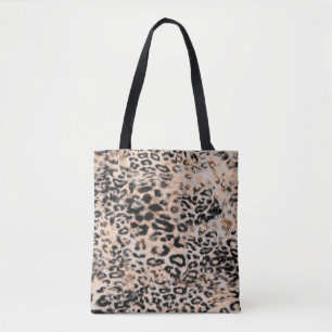 Leopard struktur, leopard animal print mönster tygkasse