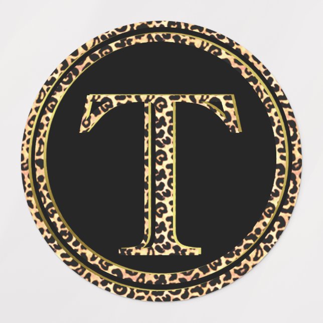Leopard T Klistermärke (Design 3)