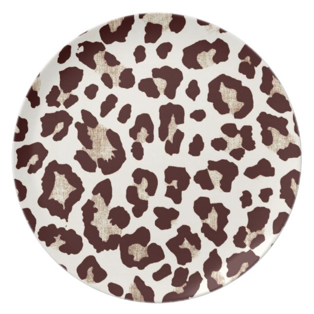 Leopard Tallrik (Framsidan)