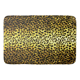 Leopard Tapet Faux Päls Photo Print Badrumsmatta