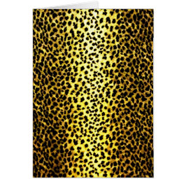 Leopard Tapet Hälsningskort