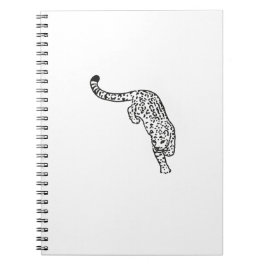 Leopard Tatto Vintage Anteckningsbok