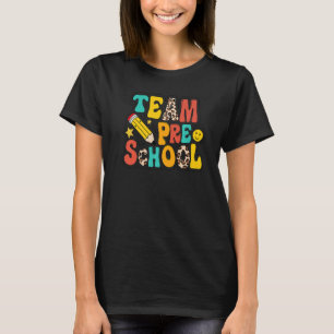 Leopard Team Preschool Teacher Student första dage T Shirt