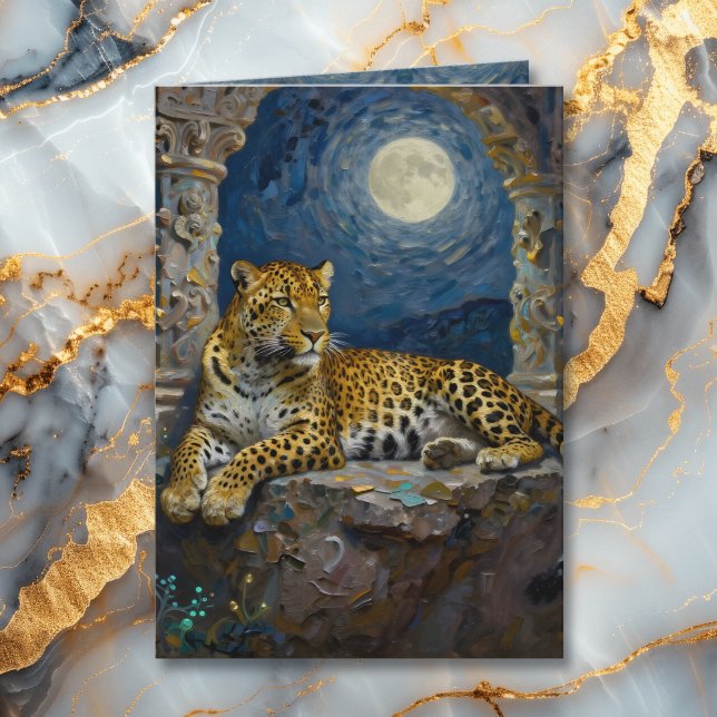 Leopard Themed | Happy Father's Day Kort (Skapare uppladdad)