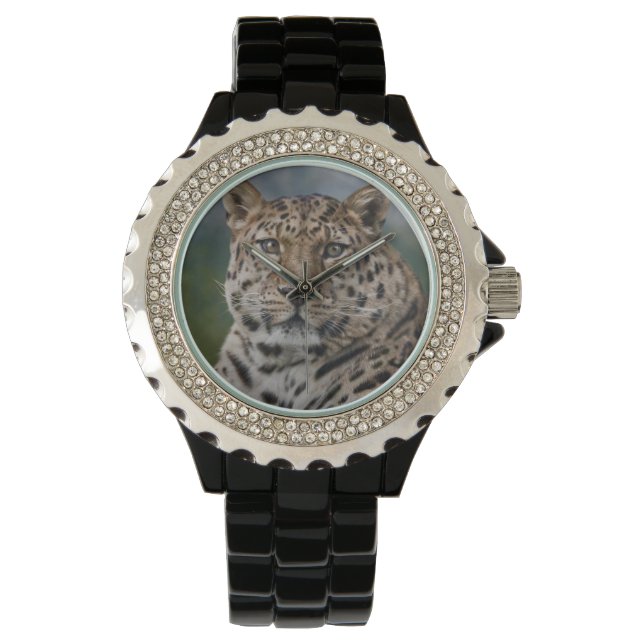 Leopard Thoughts Watch Armbandsur (Framsida)