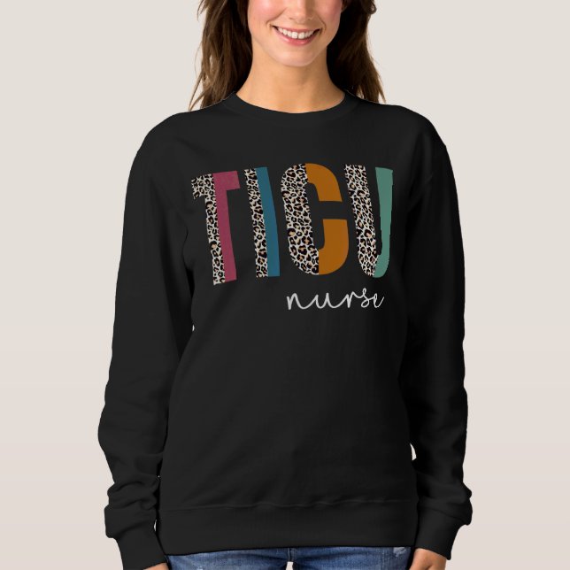 Leopard Ticu Nurse Tee Trauma Intensive Care Unit (Framsida)