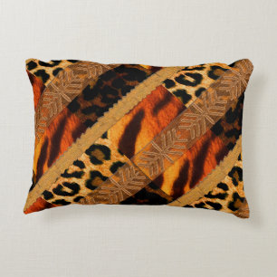 Leopard&tiger Animal Prydnadskudde