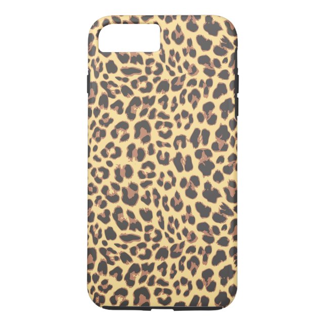 Leopard Tryck Djurhudsmönster Case-Mate iPhone Skal (Baksida)