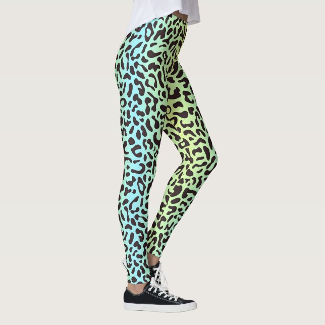 Leopard tryck leggings (Höger)