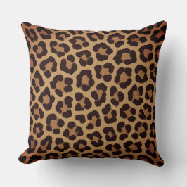 Leopard Tryck Mönster Kudde