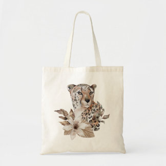 Leopard Tryck Totebag Tygkasse