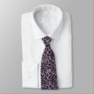 Leopard - tryckt nacke för djur slips