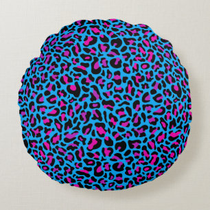 Leopard Tryckt Rund Kudd Kudde