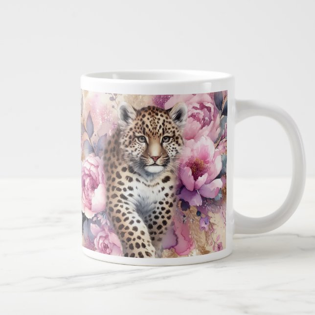Leopard Unge & Ro Jumbo Mugg (Höger)