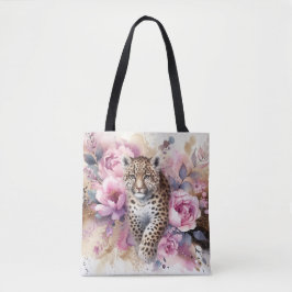 Leopard Unge & Ro Tote Bag Tygkasse