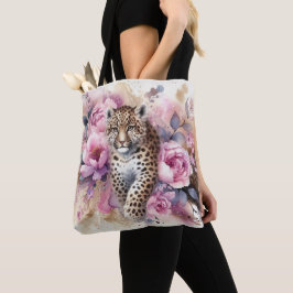 Leopard Unge & Ro Tote Bag Tygkasse