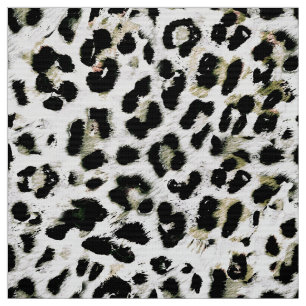 Leopard - utskrift av utskrivet djurtryck tyg