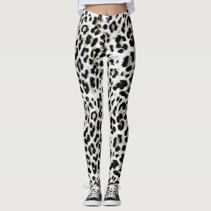 Leopard - utskrivet djuravtryck leggings