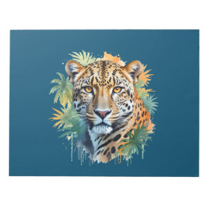 Leopard Vector Art Animal av majestisk karaktär Anteckningsblock