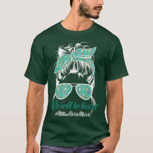 Leopard Vi Kommer Att Höras Rödis Sjuksköterska Mi T Shirt