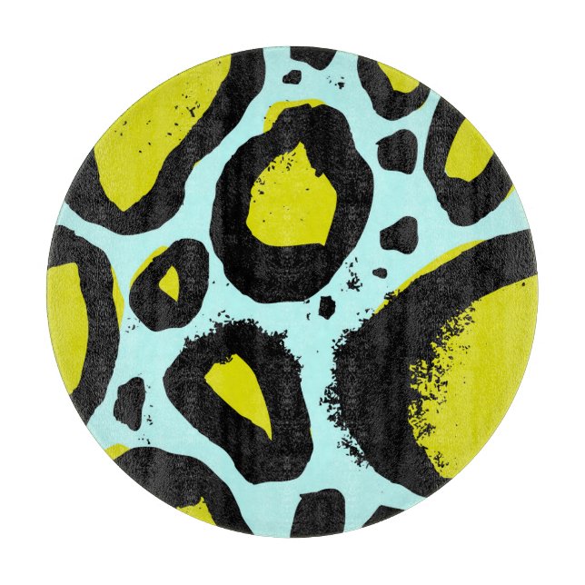 Leopard Vibrance: Colorful Vild Struktur. (Framsidan)