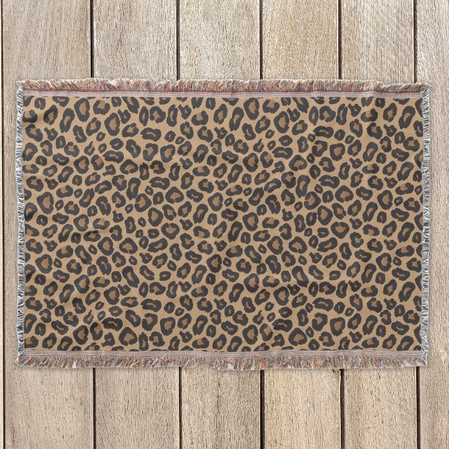Leopard Vild Animal Mönster Mysfilt (Skapare uppladdad)