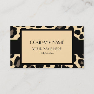 Leopard Visitkort