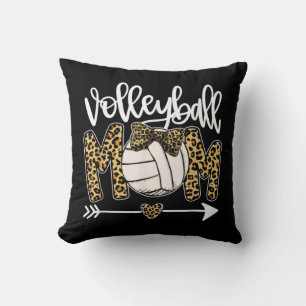 Leopard Volleyball Mamma Roligt Boll Mamma Mors da Kudde