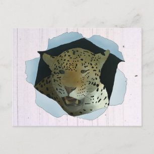 Leopard Vykort
