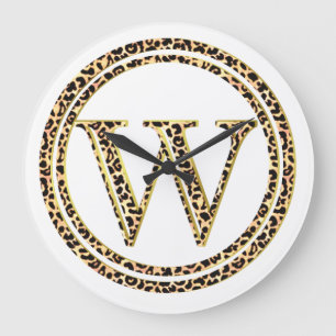Leopard W Stor Klocka