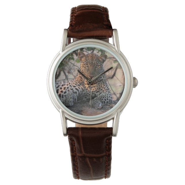 Leopard Watch Armbandsur (Framsida)