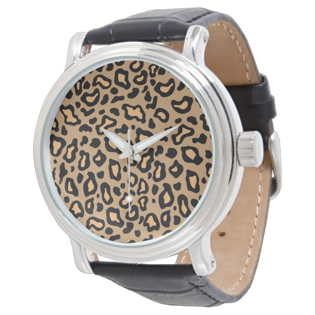 Leopard Watch Armbandsur (Vinklad)