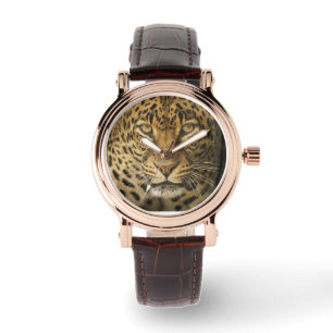 LEOPARD WRIST WATCH ARMBANDSUR