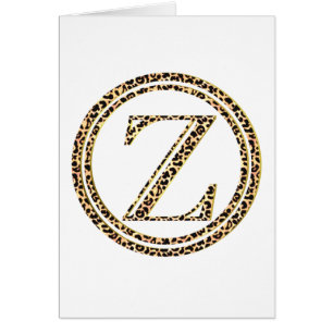 Leopard Z Hälsningskort