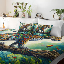 Leopard Zeal: Vibrant Jungle Mönster
