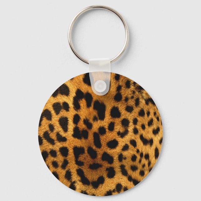 leopardavtryck nyckelring (Front)