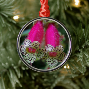 Leopardblommadesign Julgransprydnad Metall