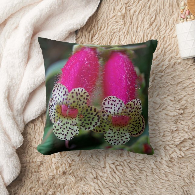 Leopardblommadesign Kudde (Filt)