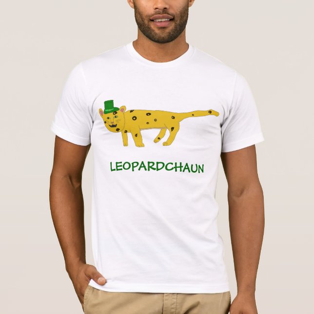 Leopardchaun dräkt t-shirt (Framsida)