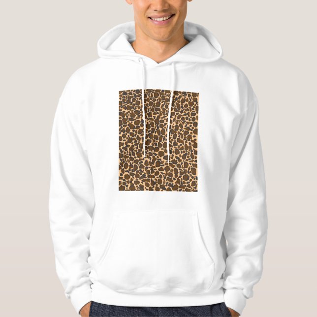 leoparddesign hoodie (Framsida)