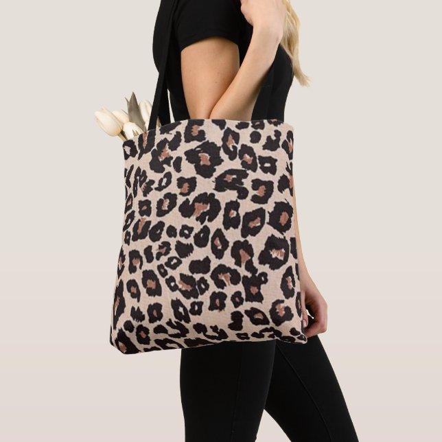 Leoparddesignmönster  tygkasse (Närbild)